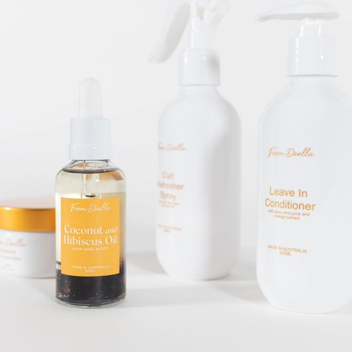 From Duella Coconut and Hibiscus Oil
