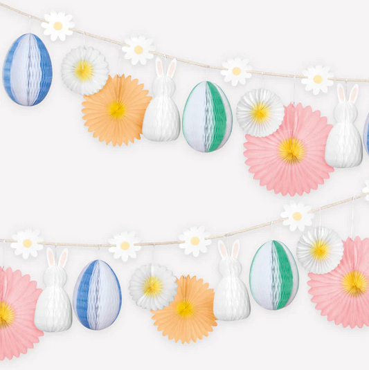 Garland - Honeycomb Easter Bunny