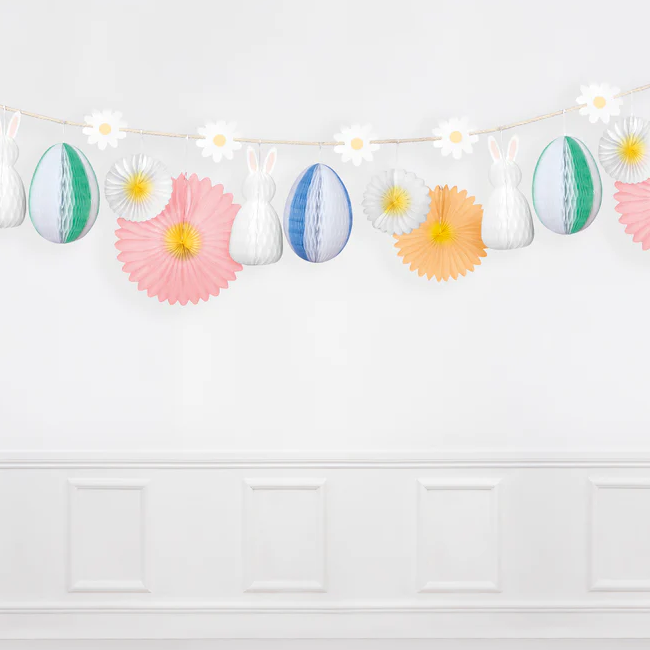 Garland - Honeycomb Easter Bunny - Wall Efffect