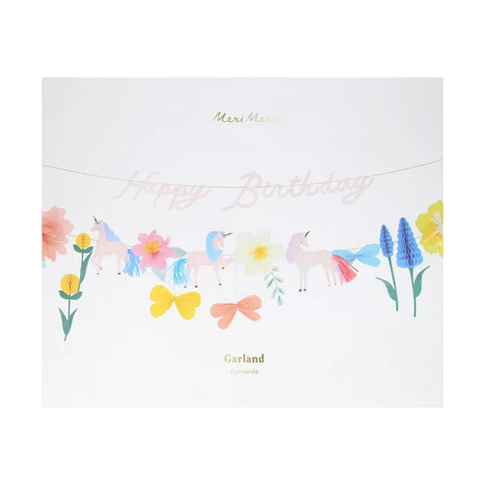 Meri Meri - Garland - Meadow Unicorns