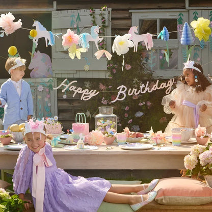 Meri Meri - Garland - Meadow Unicorns - Lifestyle Cut