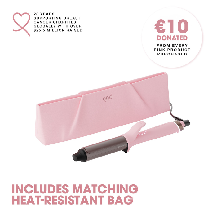 ghd Chronos Curve Limited Edition Grand Tong (32mm Barrel) in Dusted Pink
