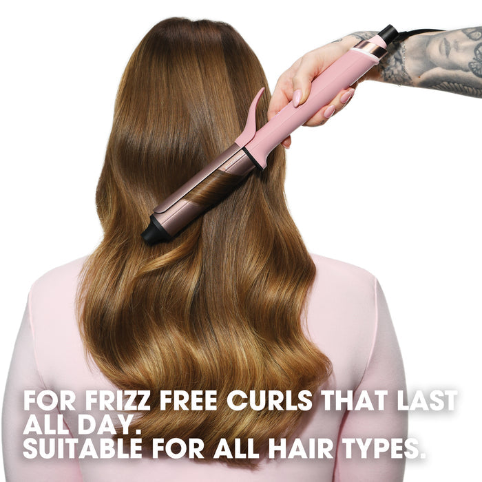 ghd Chronos Curve Limited Edition Grand Tong (32mm Barrel) in Dusted Pink