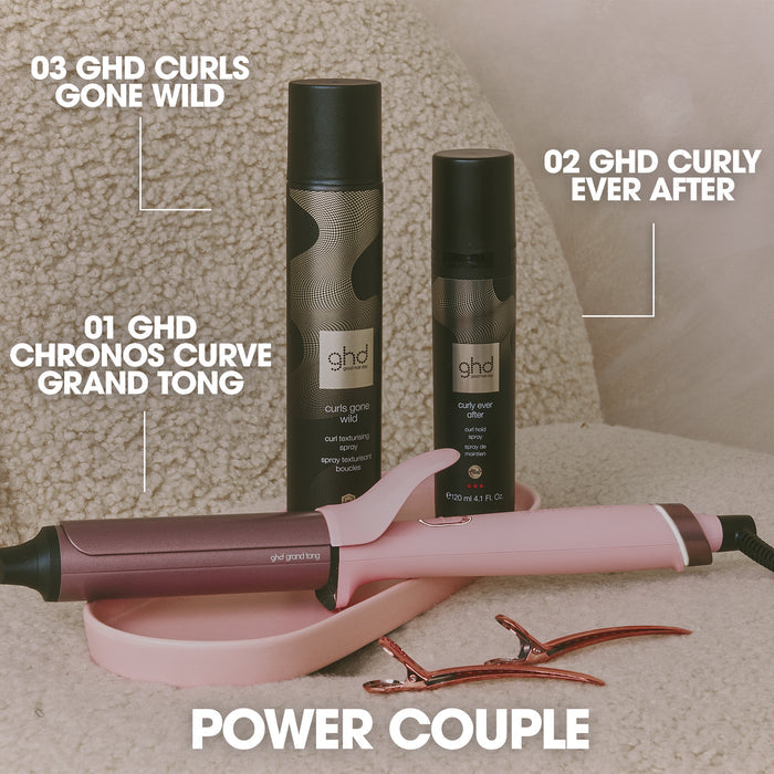 ghd Chronos Curve Limited Edition Grand Tong (32mm Barrel) in Dusted Pink
