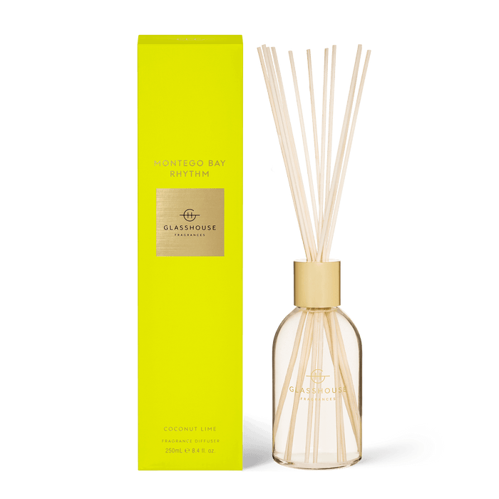 Glasshouse Fragrance fragrance Glasshouse Montego Bay Rhythm Diffuser 250ml (Coconut Lime)
