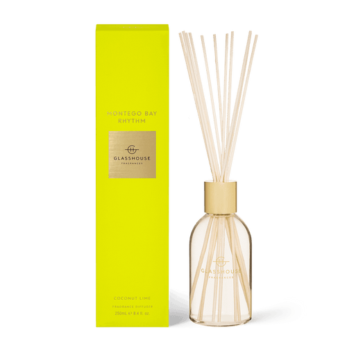 Glasshouse Fragrance fragrance Glasshouse Montego Bay Rhythm Diffuser 250ml (Coconut Lime)