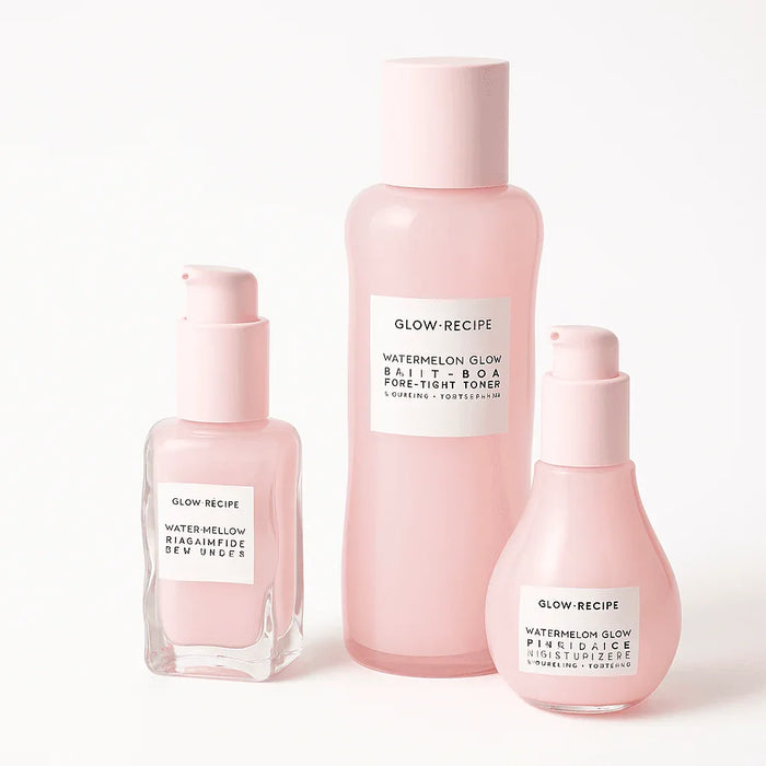 Glow Recipe Watermelon Glow Essentials – 3-Piece Set - Skincare Bundle / Watermelon Skincare Trio - Glow Recipe -- United Arab Emirates -- Pinky Cosmetics