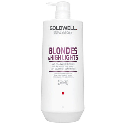 Goldwell DualSenses Blonde & Highlights Anti-Yellow Conditioner 10.1 oz