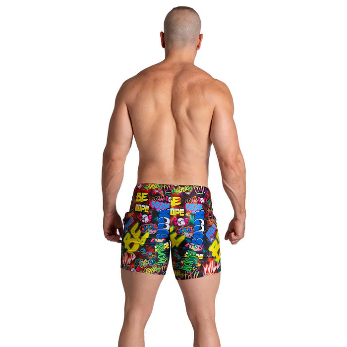 Graffiti Beachwear vista posterior de Gigo Underwear