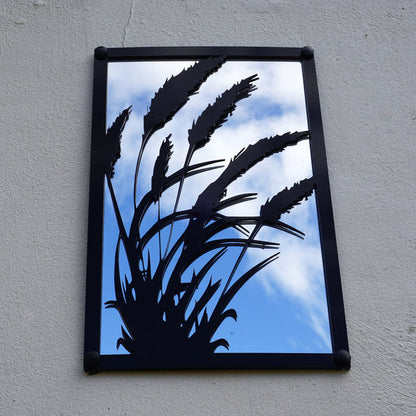 Grasses in the Wind Garden Mirror