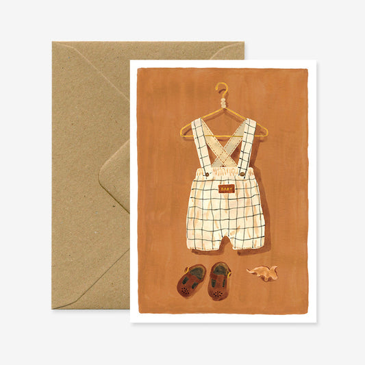 Greeting Card - Overall Cream