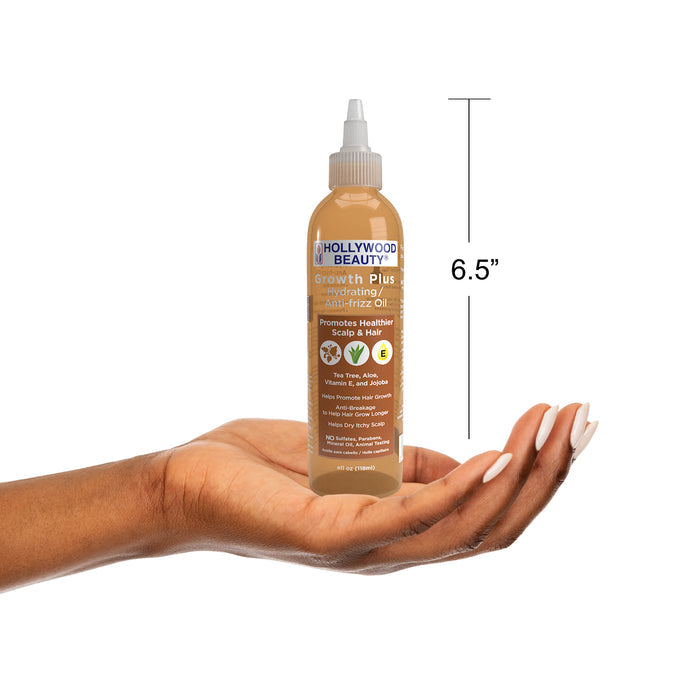 Growth Plus Hydrating/Anti-Frizz Oil - 4 fl oz