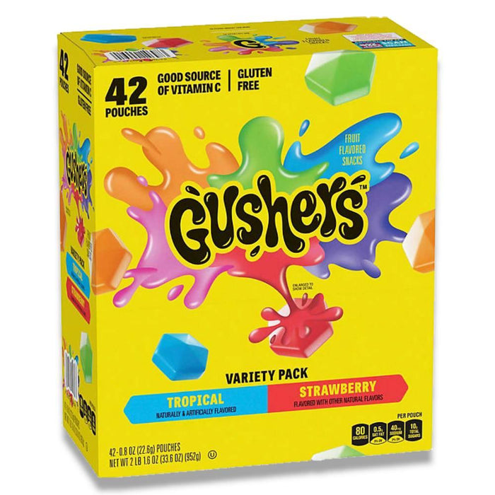 Gushers 0.8 oz Pouches 42 Ct