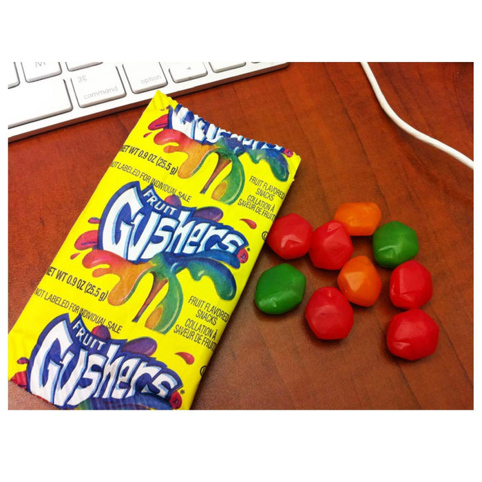 Gushers Fruit Snacks - Strawberry Splash & Tropical, 0.8 oz Pouches - 42 Ct
