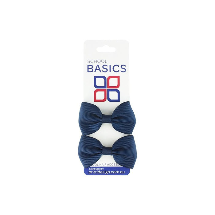 Hair Elastic with Bow (pair)