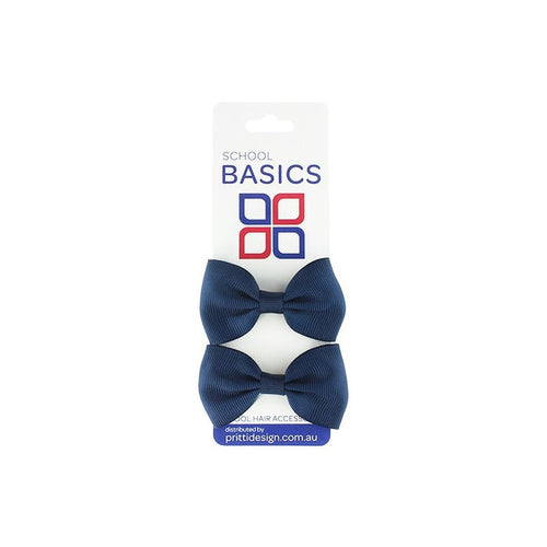 Hair Elastic with Bow (pair)