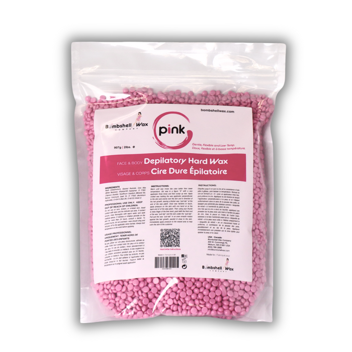 Soft Pink Hard Wax for Professionals – No Scent