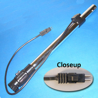 Hayden, Kenmore, Panasonic Lower Wand, Black-Chrome, Old Style With Cord Part 70315