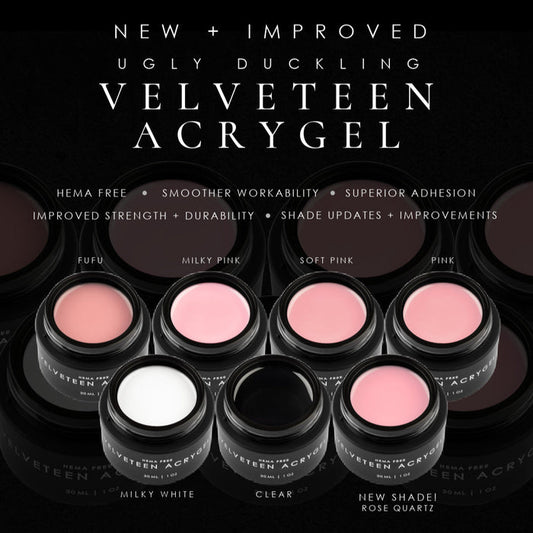 Hema Free Velveteen Acrygel ~ 7 Shades | Ugly Duckling