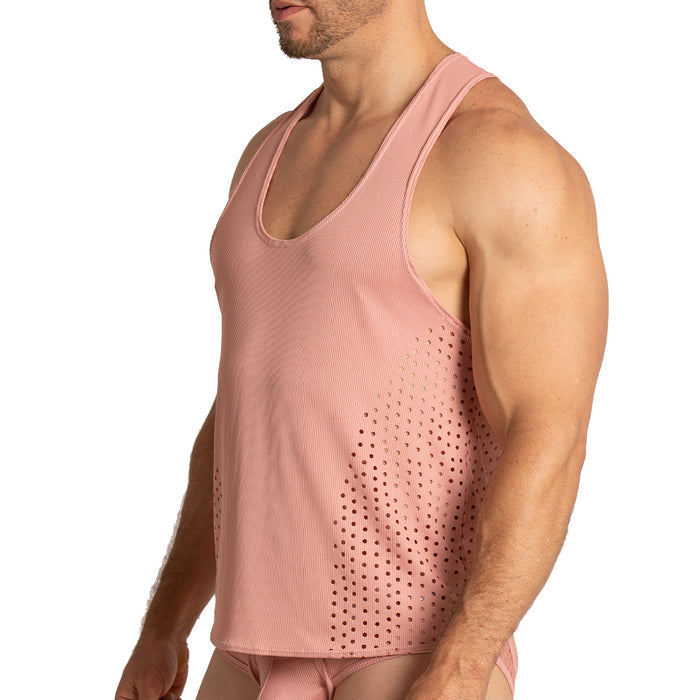Hibrid Nude Tank vista posterior de Gigo Underwear