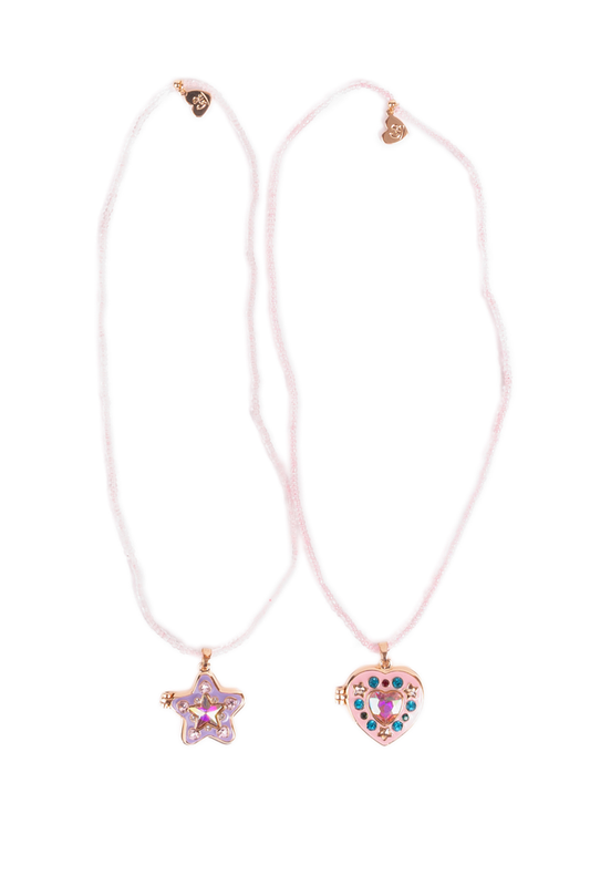 Hidden Gem Locket, 2pcs Assorted
