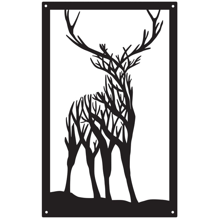 Highland Stag Garden Mirror