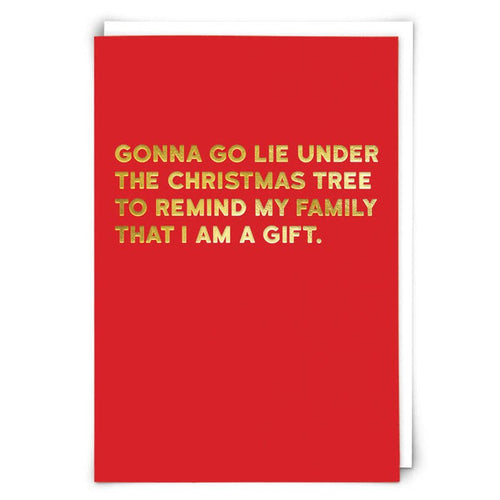 Holiday Lie Under Greeting Card - Taryn x Philip Boutique