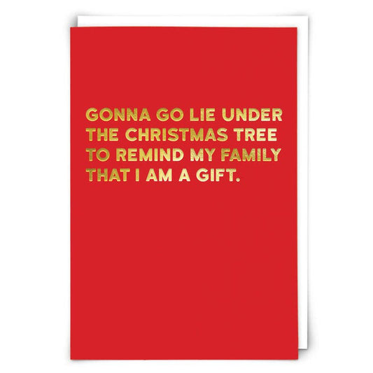 Holiday Lie Under Greeting Card - Taryn x Philip Boutique