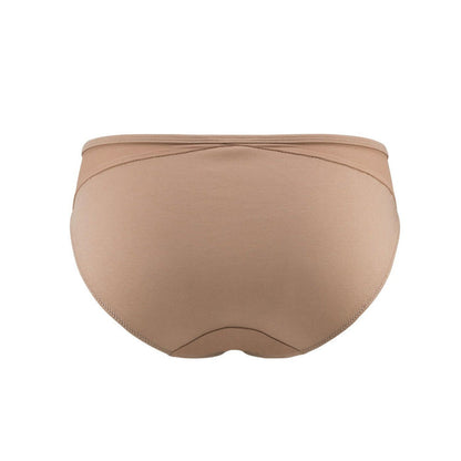 Hope Silk and Organic Cotton Brief in Skin Tone Colours, view 8 – Juliemay Lingerie