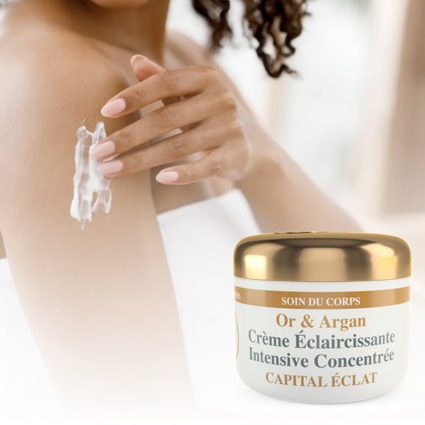 HT26 - Intensive body lightening Cream Gold & Argan - ShanShar Beauty : The world of beauty.