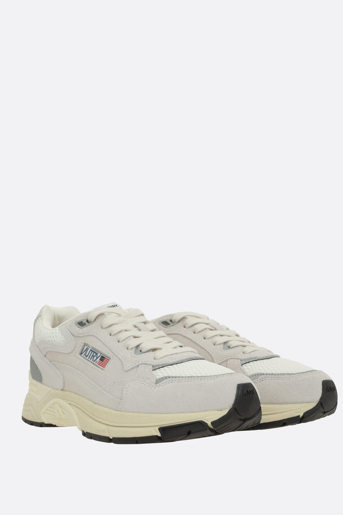 Hyperway sneakers in mesh and suede