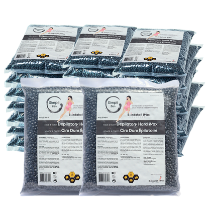 Simpli Zen grey hard wax, 46 lb bulk size