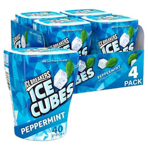 Ice Breakers Peppermint Gum 40 Ct 4 Pack