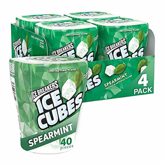 Ice Breakers Spearmint Gum 40 Ct 4 Pack