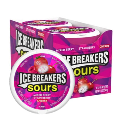 Ice Breakers Sours Mixed Berry 8 Pack