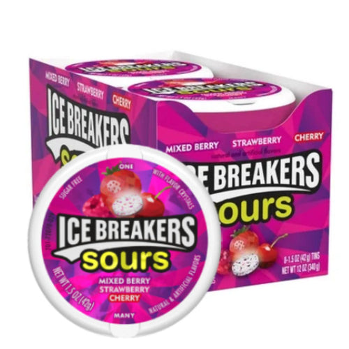 Ice Breakers Sours Mixed Berry 8 Pack