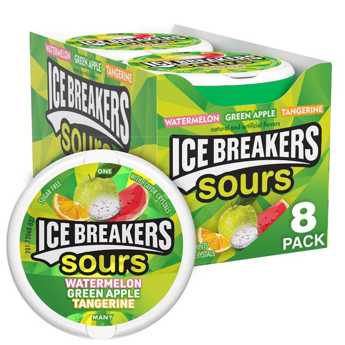 Ice Breakers Sours Fruit 1.5 oz 8 Pack