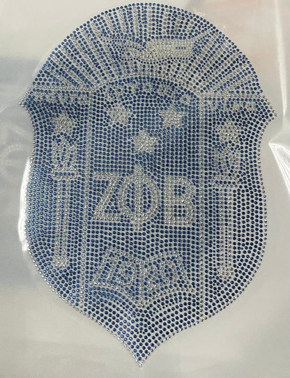 Zeta Rhinestone Transfer