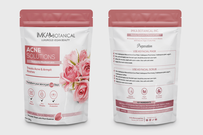 Herbal Face Mask to Get Rid of Acne & Pimples 50 gr - ShanShar Beauty : The world of beauty.