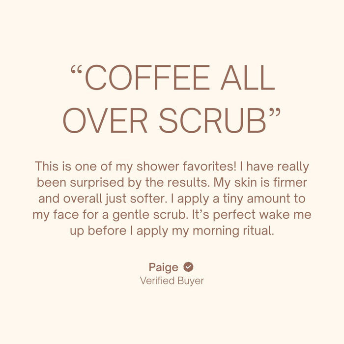 Invigorating Coffee Body Scrub, 8 oz