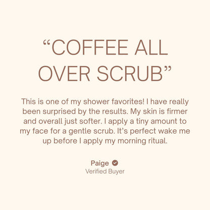 Invigorating Coffee Body Scrub, 8 oz