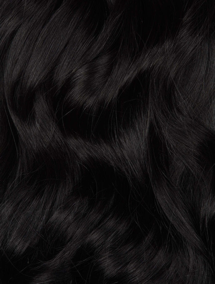 Jet Black (1) 18" 190g - Clip-Ins
