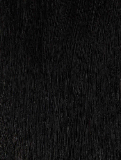 Jet Black (1) 20" Single Weft - Clip-Ins