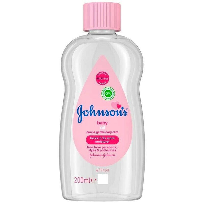 Johnson's Baby Oil, 7oz and 17oz
