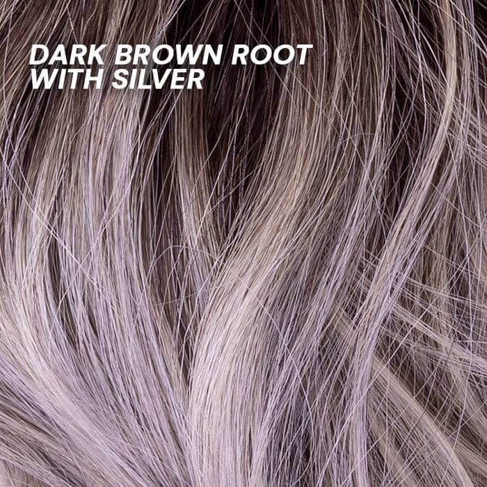 Dark Brown Root with Silver