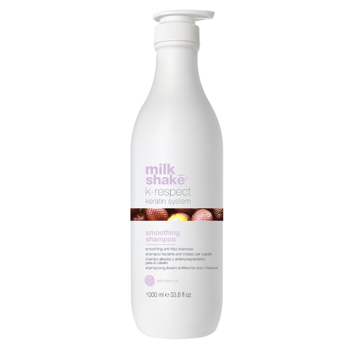 White shampoo bottle with 'milk_shake' branding on a white background