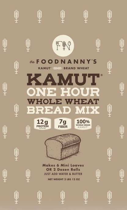 Kamut Whole Wheat Bread Mix, 1 Hour