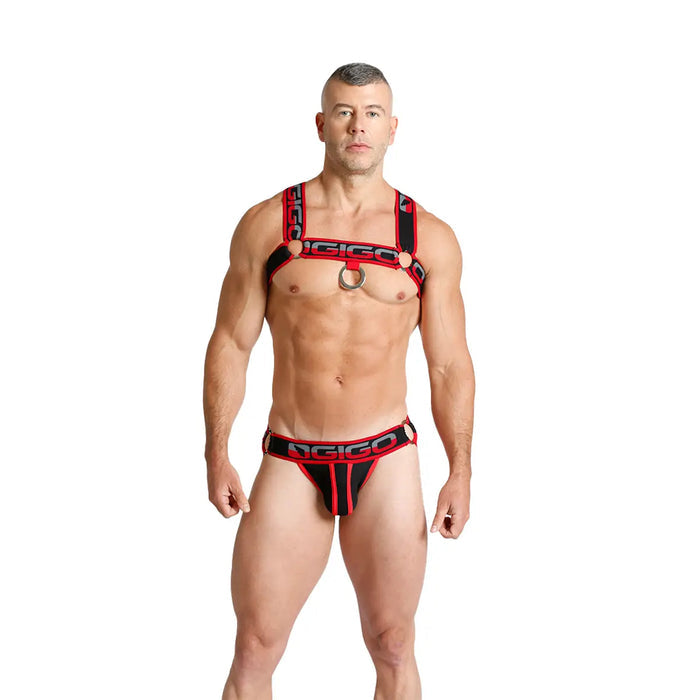 Karma Black Harness en modelo de Gigo Underwear