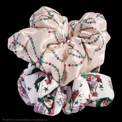 Kitsch The Grinch x Kitsch Satin Pillow Scrunchies® in Cindy Lou Who