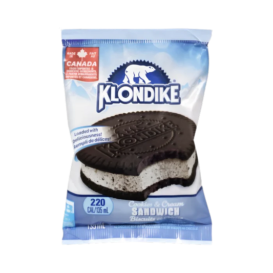 KLONDIKE Cookies & Cream Ice Cream Sandwich - 130ml